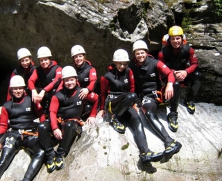  Barranquismo en grupo 